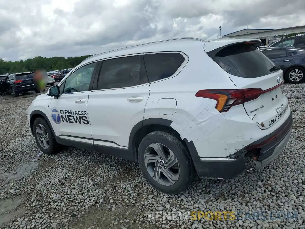 2 Photograph of a damaged car 5NMS24AJ8MH320075 HYUNDAI SANTA FE 2021