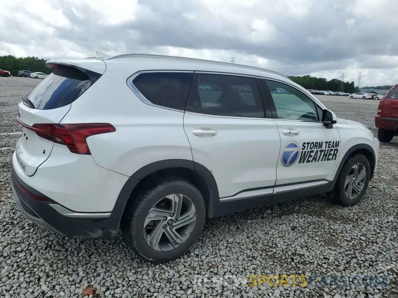 3 Photograph of a damaged car 5NMS24AJ8MH320075 HYUNDAI SANTA FE 2021