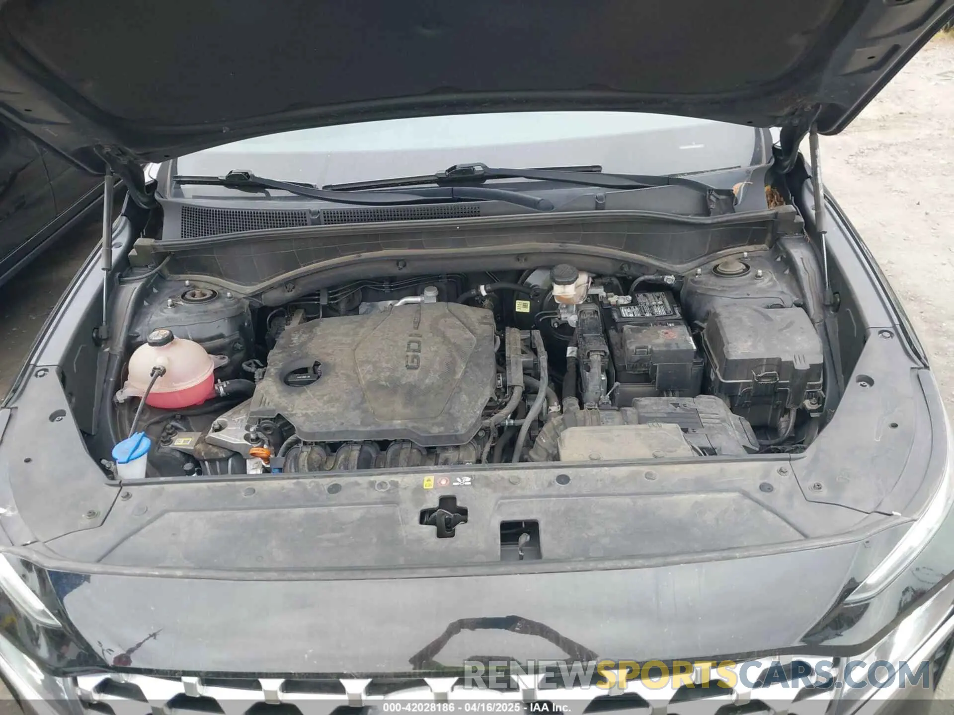 10 Photograph of a damaged car 5NMS24AJ8MH331836 HYUNDAI SANTA FE 2021