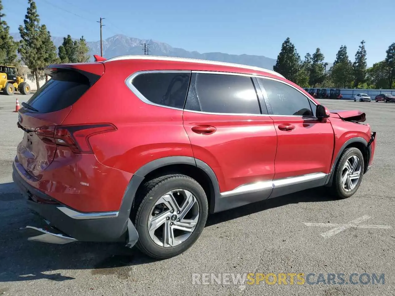 3 Photograph of a damaged car 5NMS24AJ8MH332761 HYUNDAI SANTA FE 2021