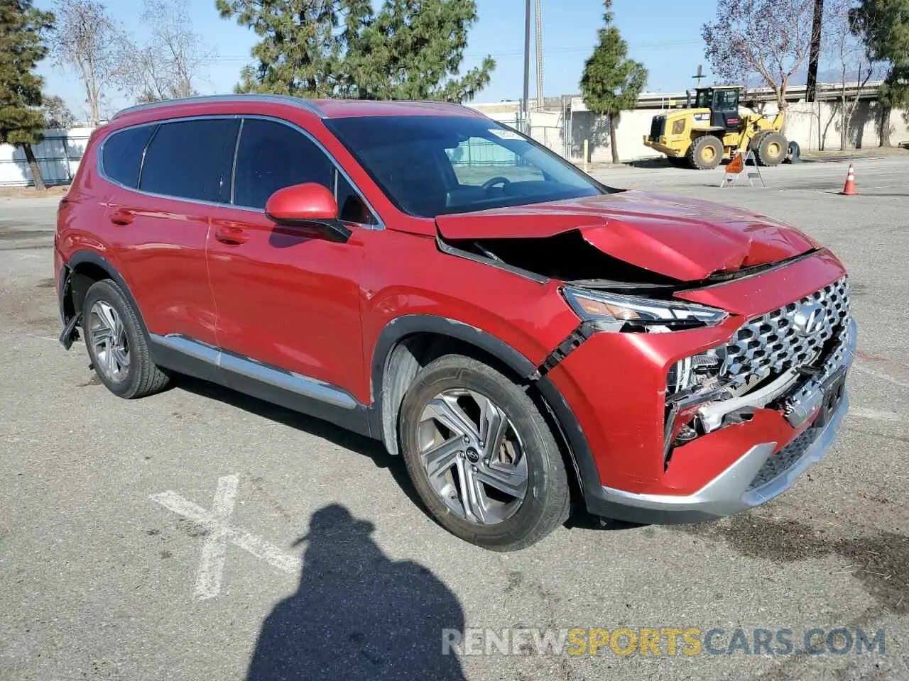4 Photograph of a damaged car 5NMS24AJ8MH332761 HYUNDAI SANTA FE 2021