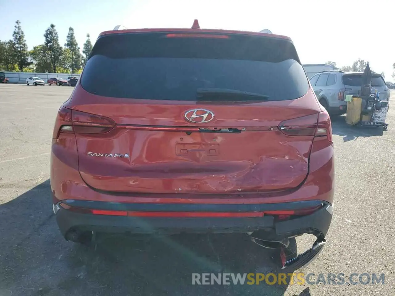 6 Photograph of a damaged car 5NMS24AJ8MH332761 HYUNDAI SANTA FE 2021