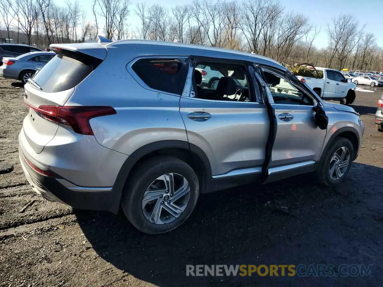 3 Photograph of a damaged car 5NMS2DAJ1MH360286 HYUNDAI SANTA FE 2021