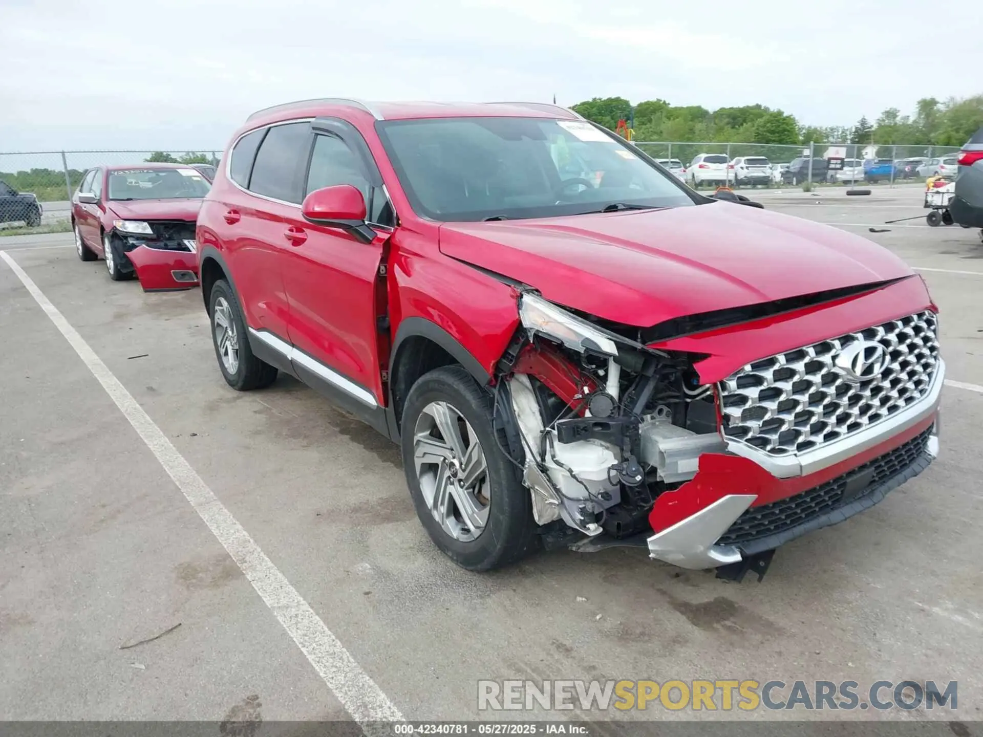 6 Photograph of a damaged car 5NMS2DAJ2MH321366 HYUNDAI SANTA FE 2021
