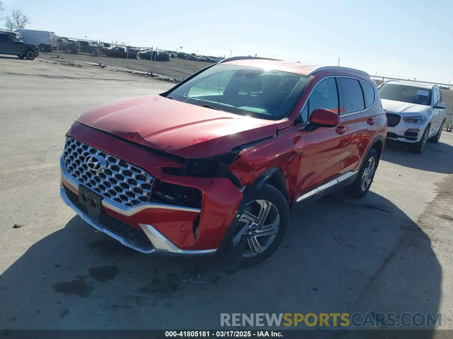 17 Photograph of a damaged car 5NMS2DAJ2MH348101 HYUNDAI SANTA FE 2021