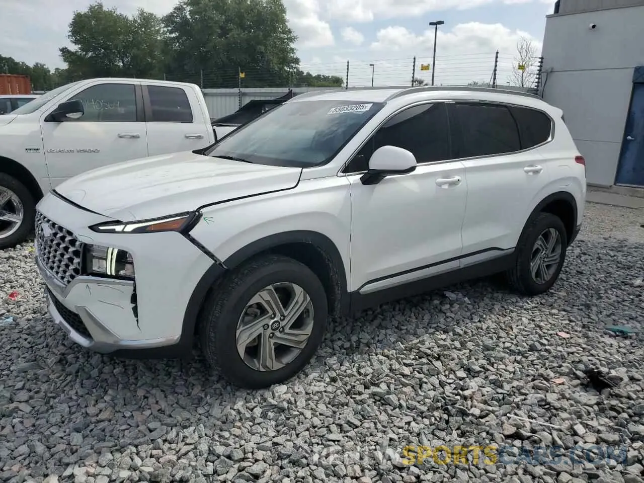 1 Photograph of a damaged car 5NMS2DAJ5MH346472 HYUNDAI SANTA FE 2021