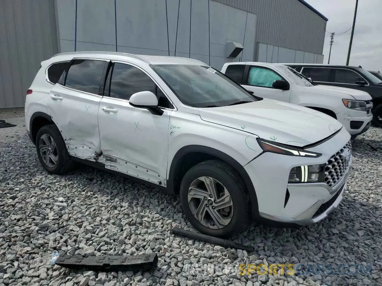 4 Photograph of a damaged car 5NMS2DAJ5MH346472 HYUNDAI SANTA FE 2021