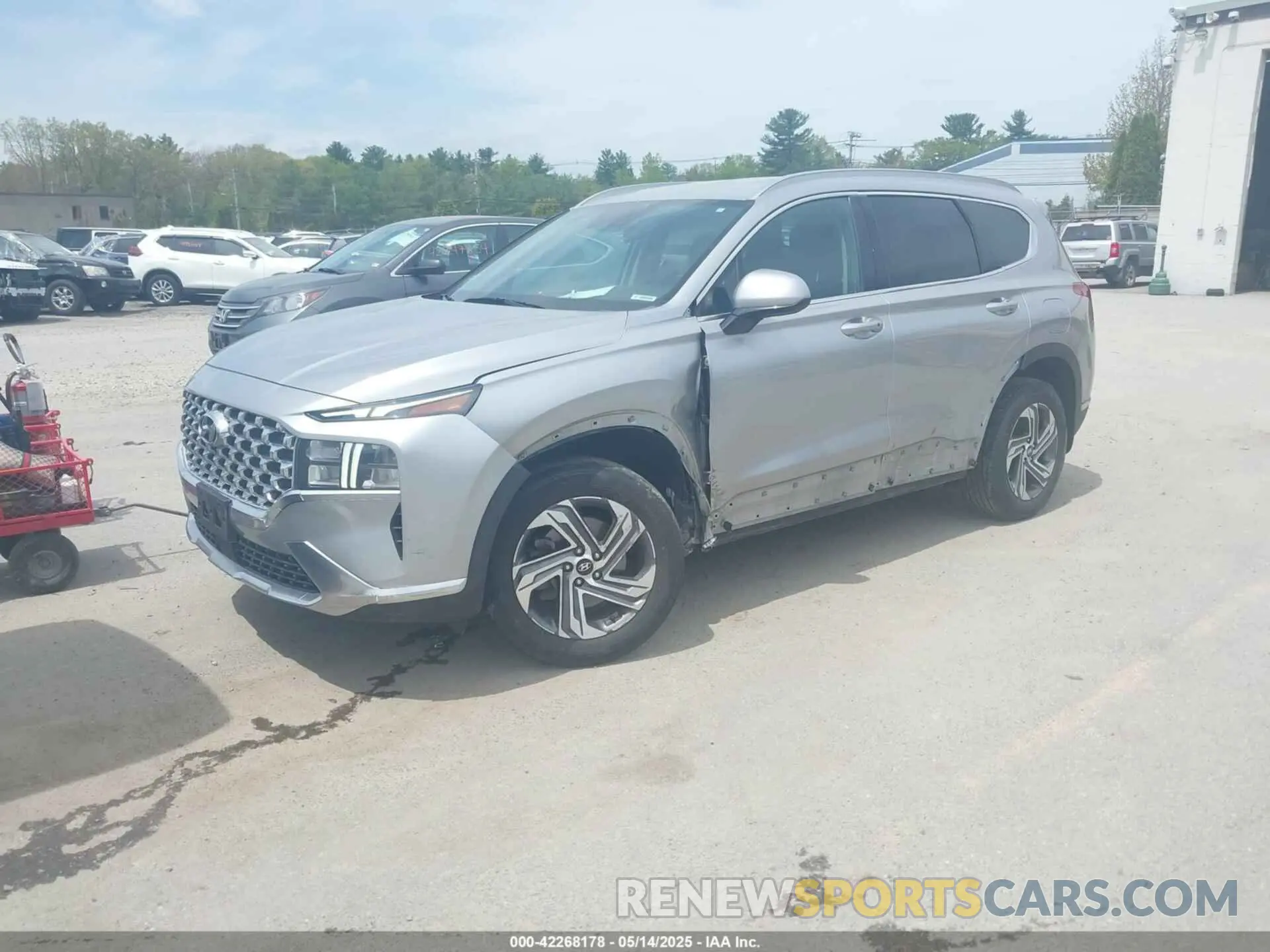 2 Photograph of a damaged car 5NMS2DAJ5MH360274 HYUNDAI SANTA FE 2021