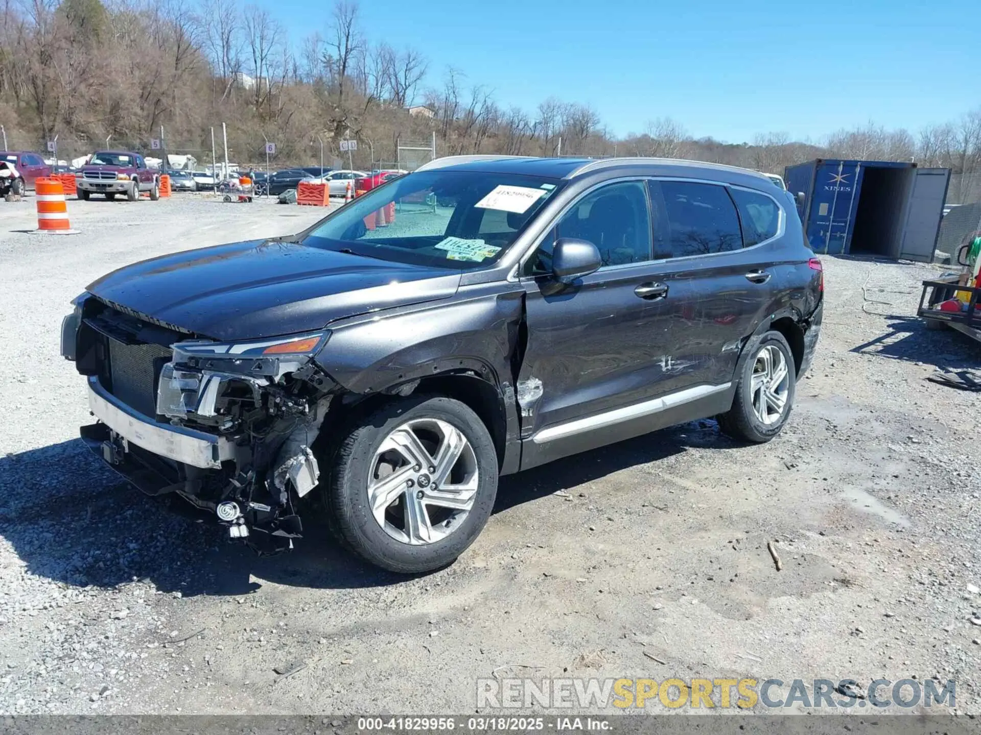2 Photograph of a damaged car 5NMS2DAJ6MH346514 HYUNDAI SANTA FE 2021