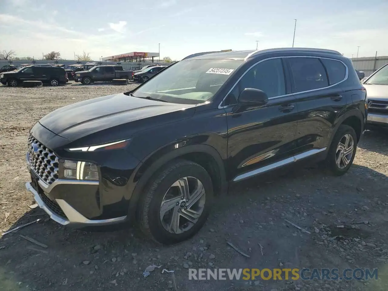 1 Photograph of a damaged car 5NMS2DAJXMH370458 HYUNDAI SANTA FE 2021