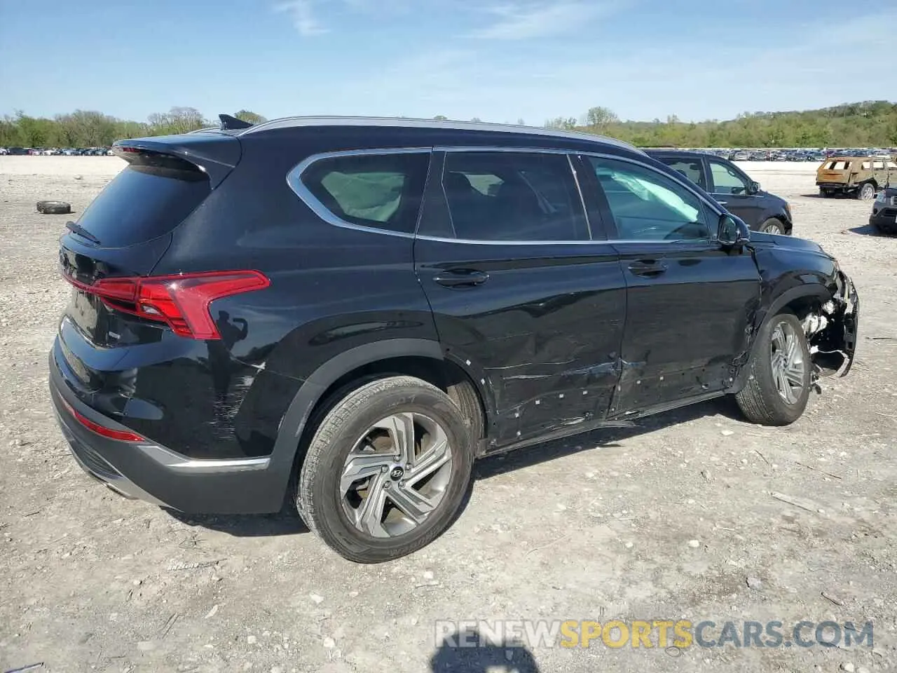 3 Photograph of a damaged car 5NMS2DAJXMH370458 HYUNDAI SANTA FE 2021