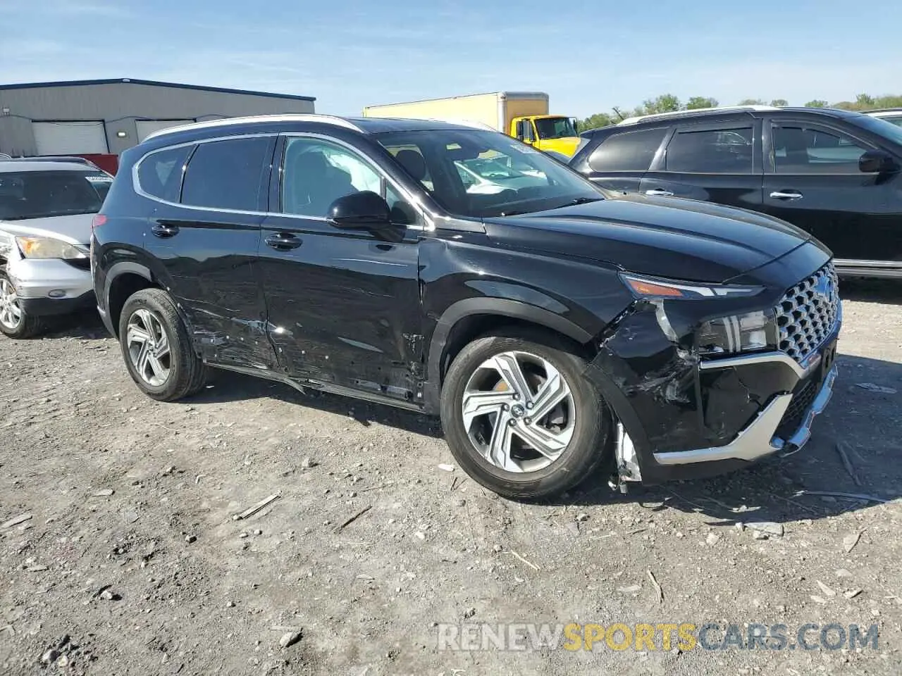 4 Photograph of a damaged car 5NMS2DAJXMH370458 HYUNDAI SANTA FE 2021