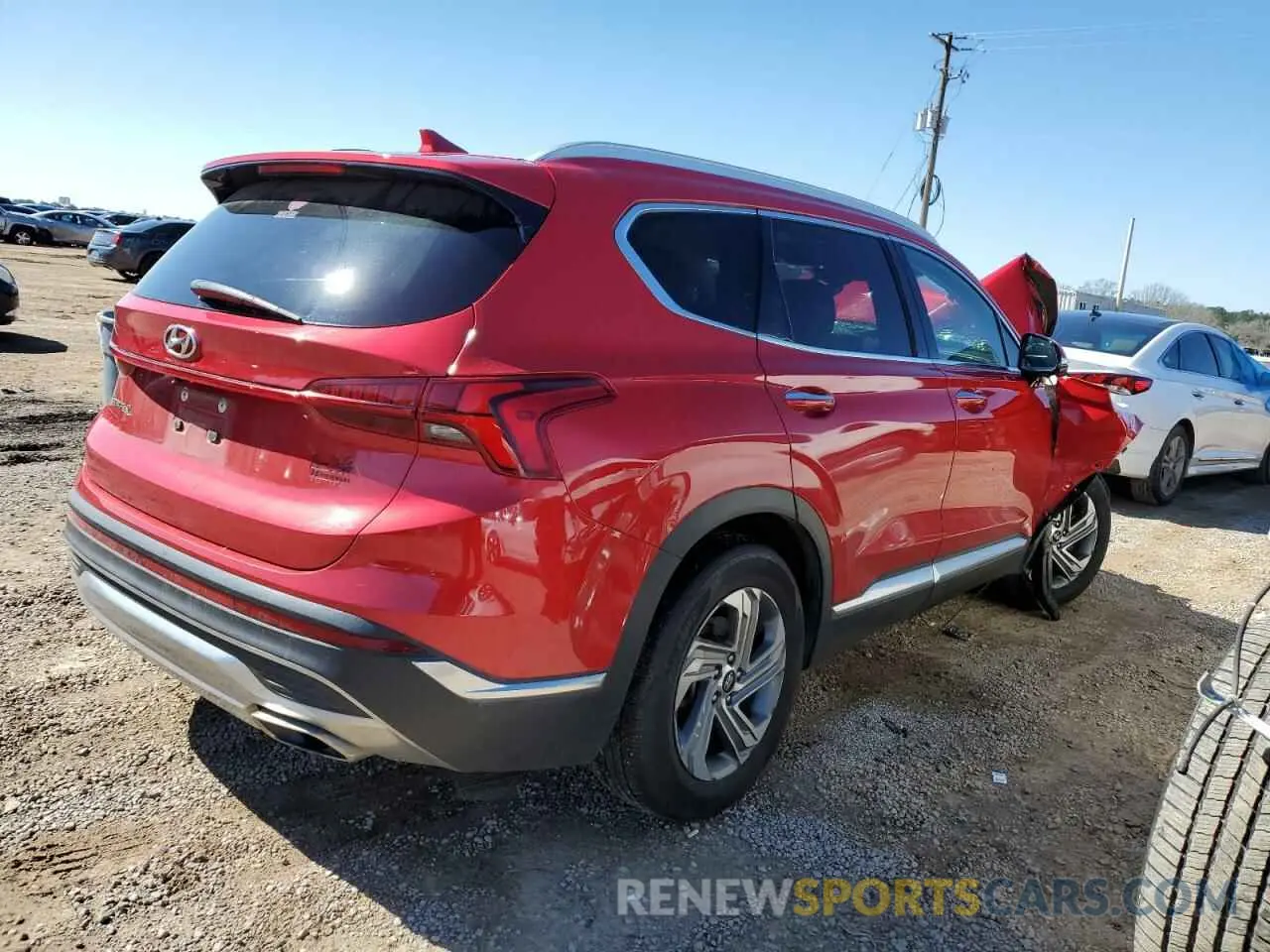 3 Photograph of a damaged car 5NMS34AJ0MH310783 HYUNDAI SANTA FE 2021