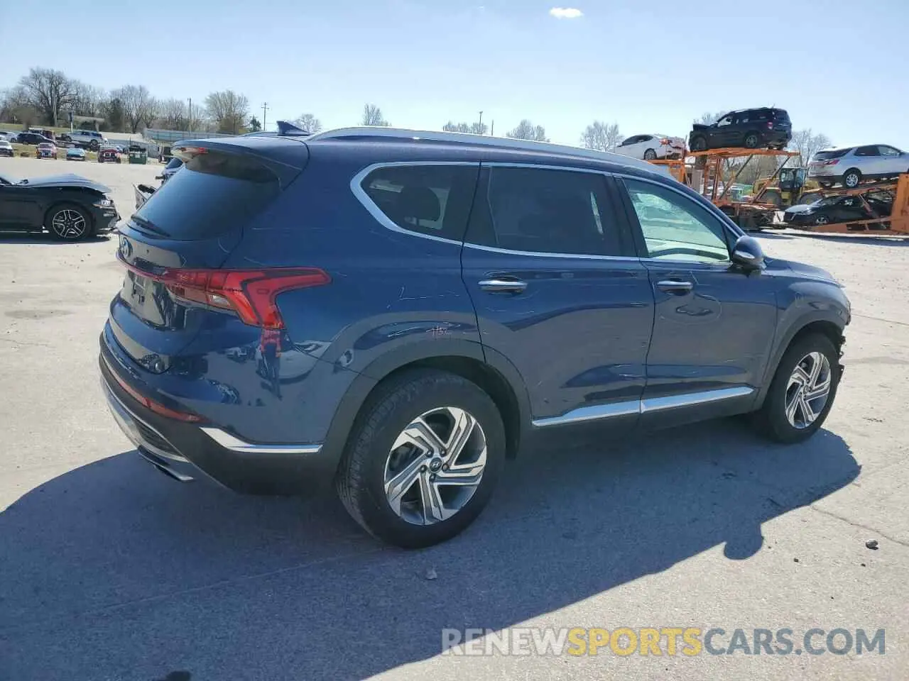 3 Photograph of a damaged car 5NMS34AJ4MH372087 HYUNDAI SANTA FE 2021