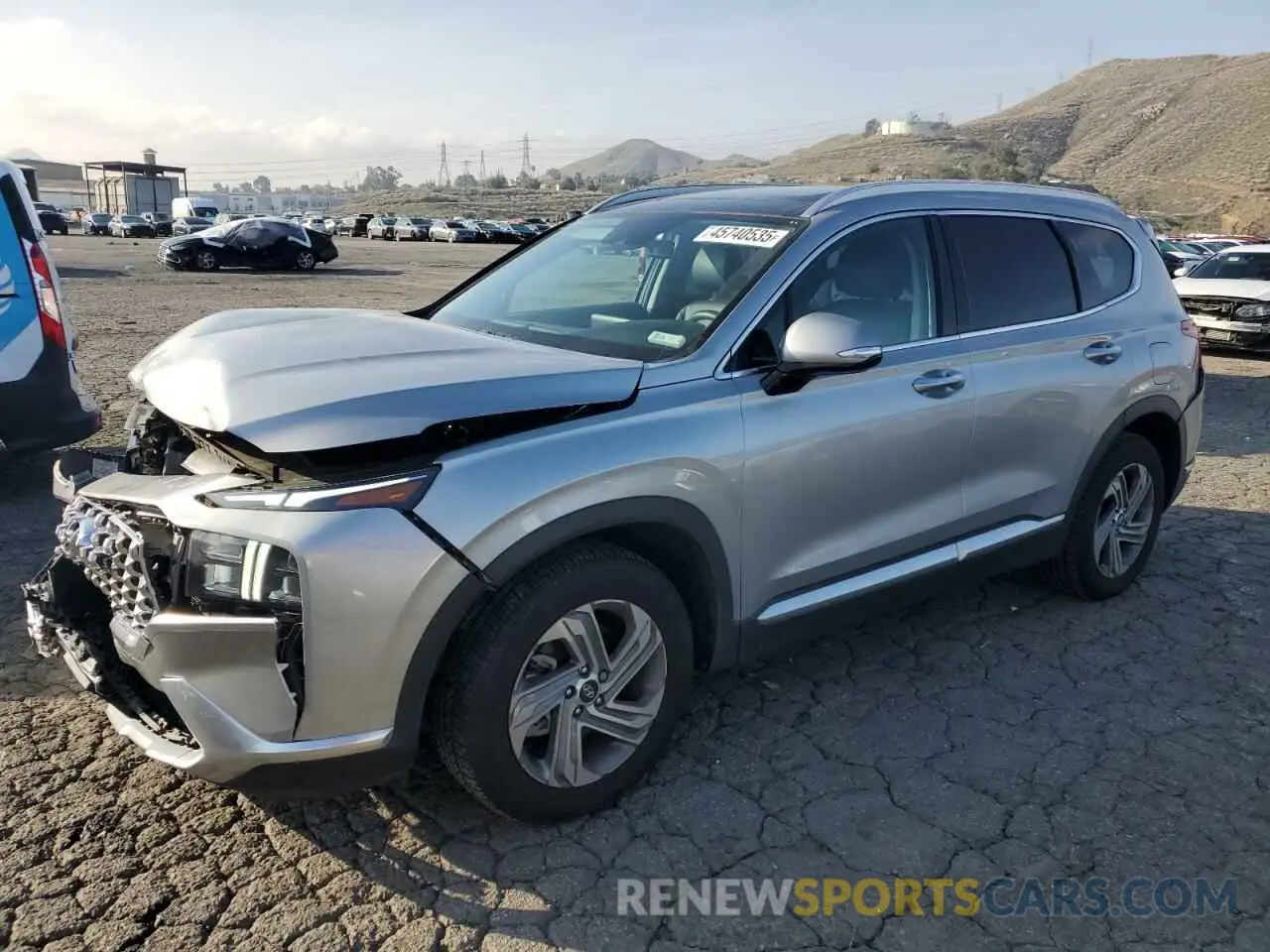 1 Photograph of a damaged car 5NMS34AJ5MH321004 HYUNDAI SANTA FE 2021