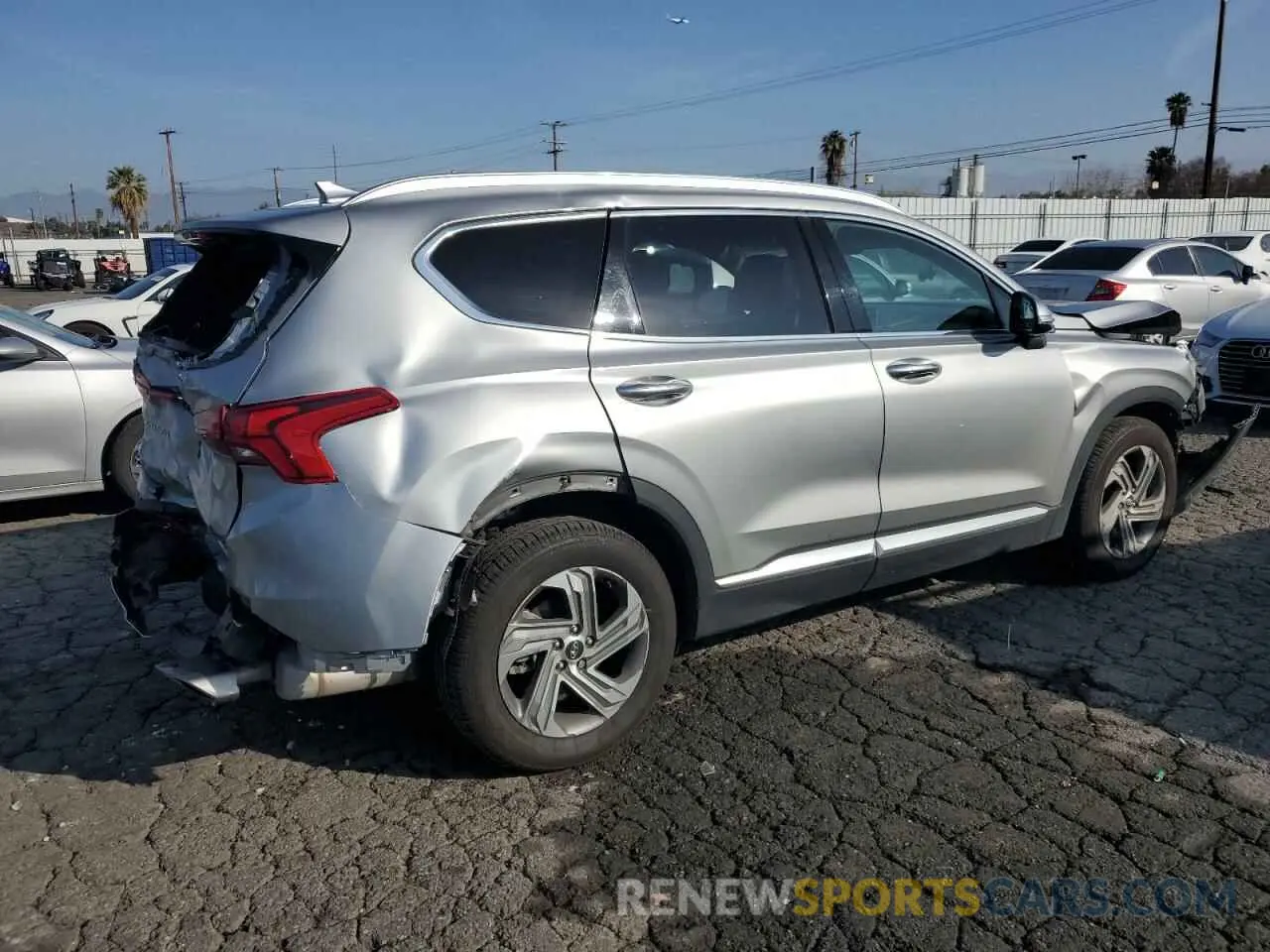 3 Photograph of a damaged car 5NMS34AJ5MH321004 HYUNDAI SANTA FE 2021