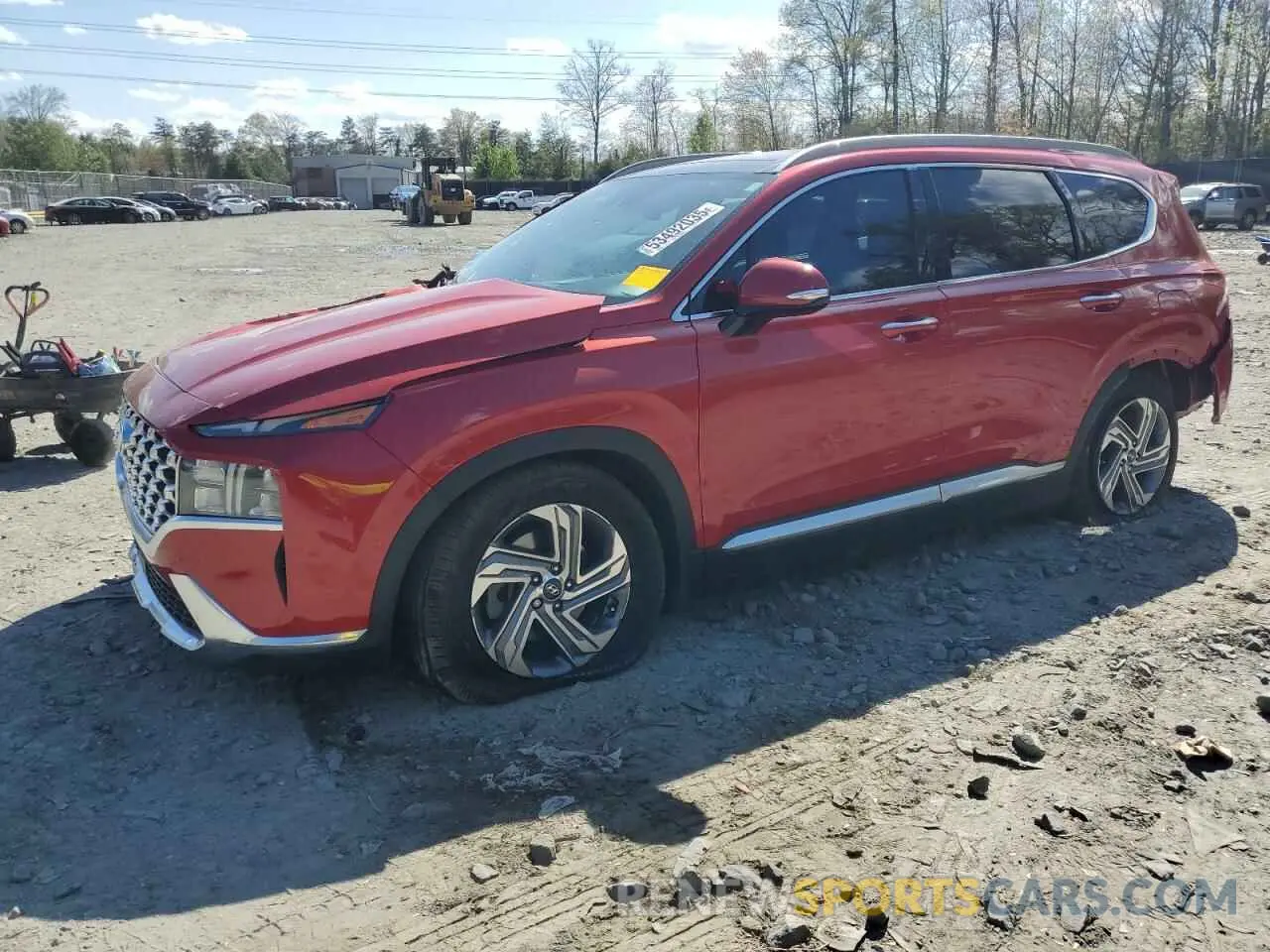 1 Photograph of a damaged car 5NMS34AJ6MH334585 HYUNDAI SANTA FE 2021