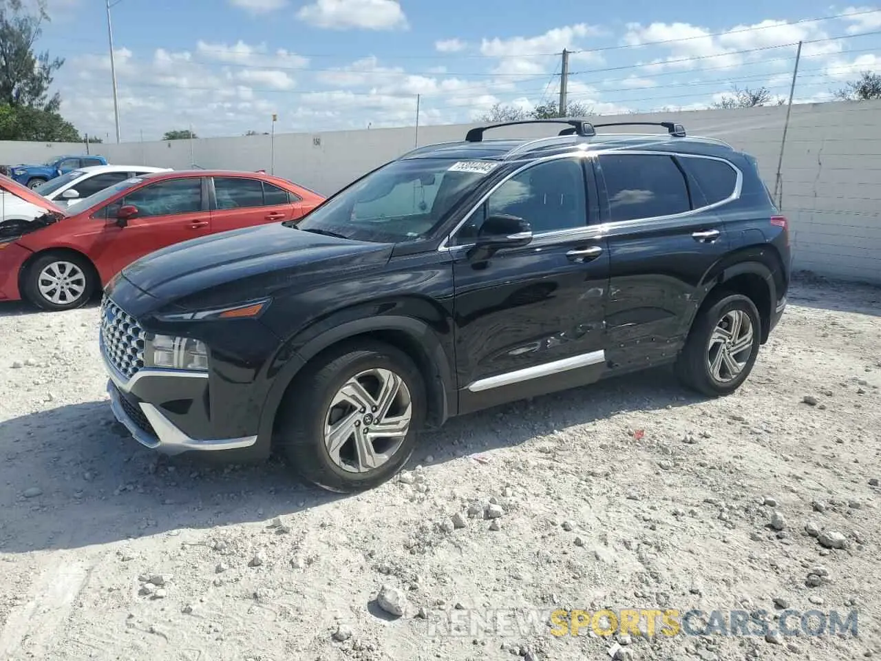 1 Photograph of a damaged car 5NMS34AJXMH365175 HYUNDAI SANTA FE 2021