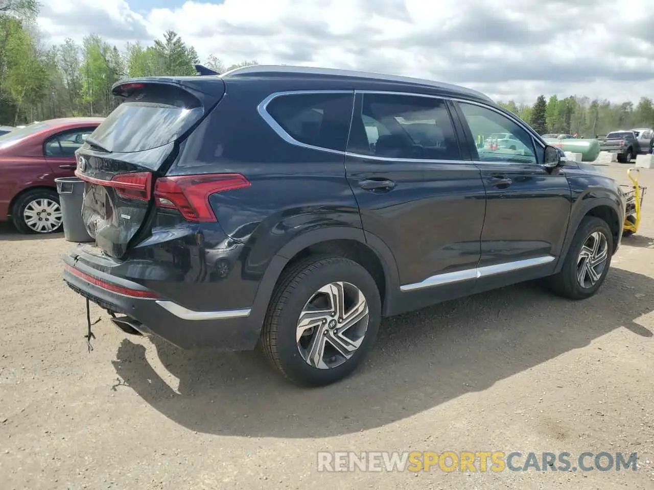 3 Photograph of a damaged car 5NMS3DAJ0MH327602 HYUNDAI SANTA FE 2021