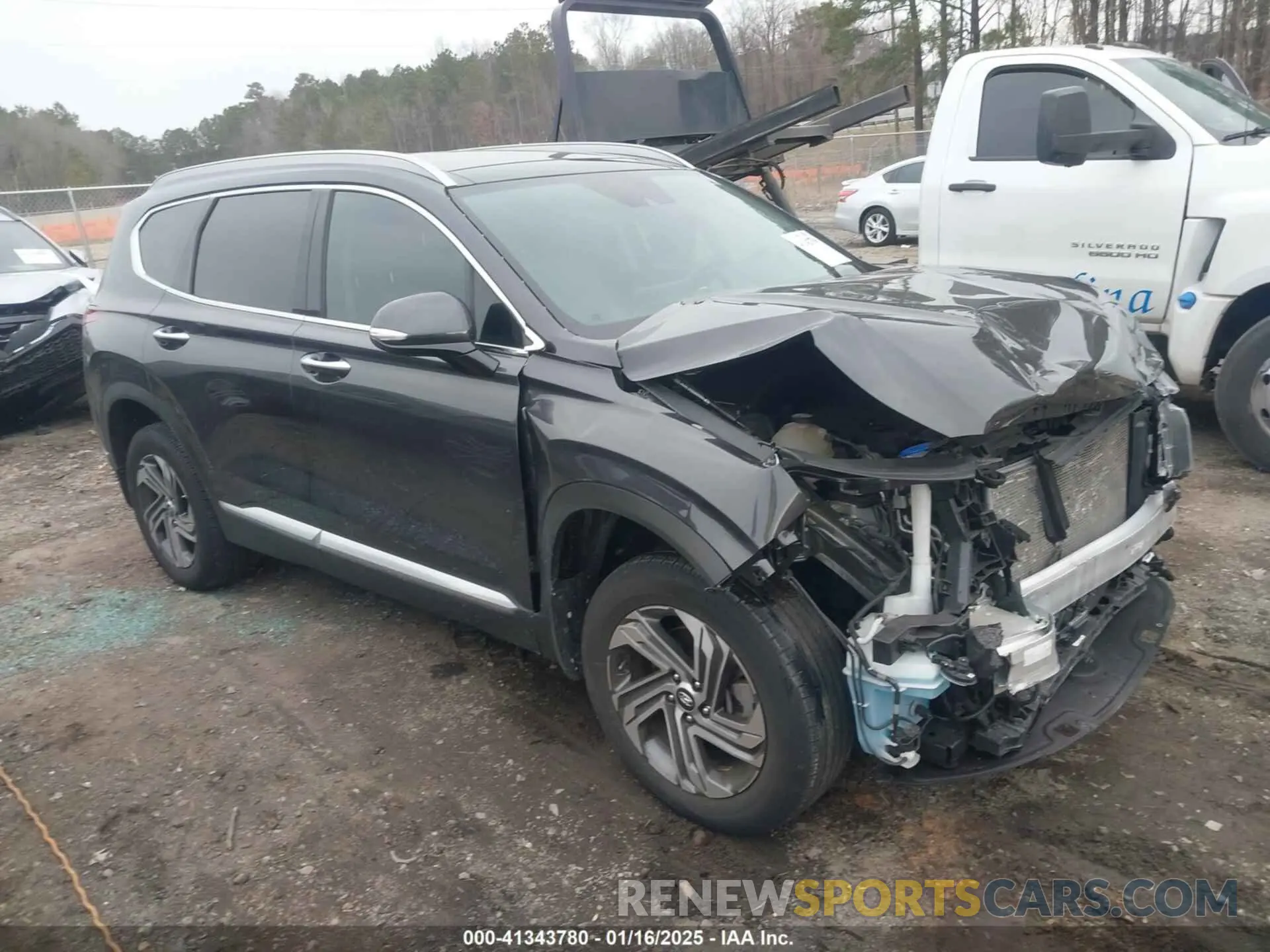 1 Photograph of a damaged car 5NMS3DAJ0MH340379 HYUNDAI SANTA FE 2021