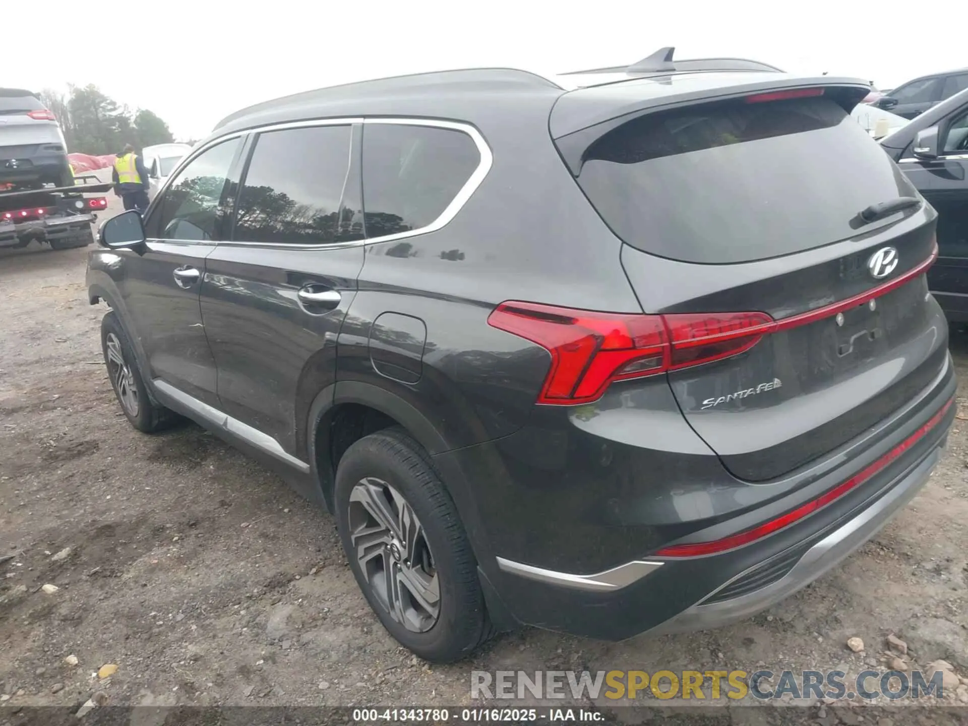 3 Photograph of a damaged car 5NMS3DAJ0MH340379 HYUNDAI SANTA FE 2021