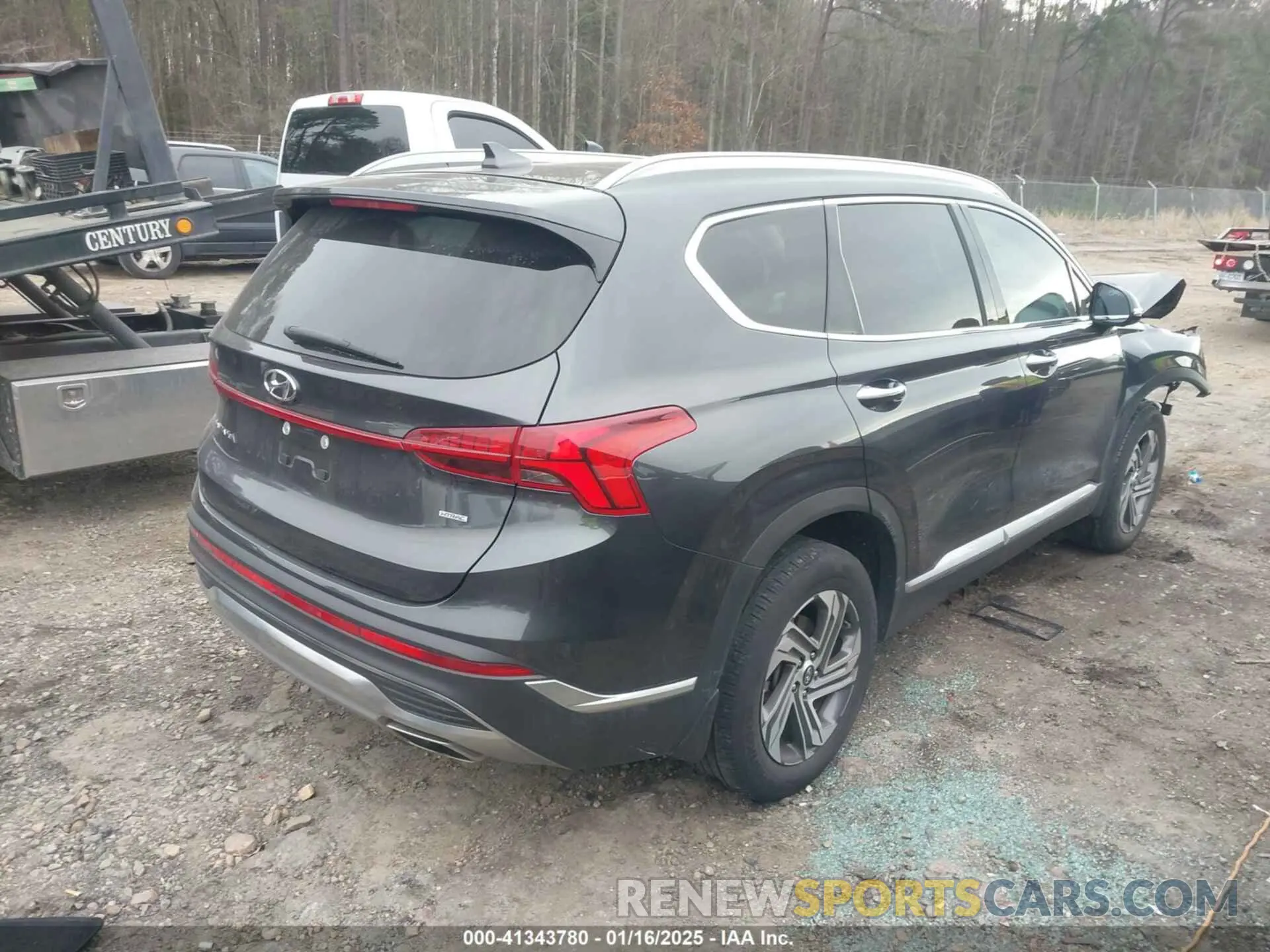 4 Photograph of a damaged car 5NMS3DAJ0MH340379 HYUNDAI SANTA FE 2021