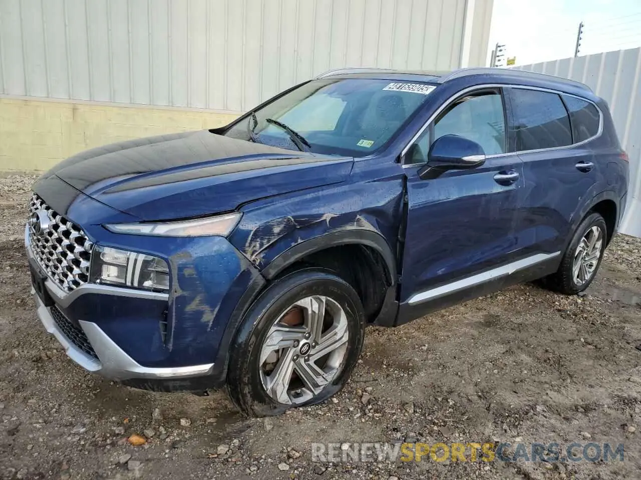 1 Photograph of a damaged car 5NMS3DAJ0MH353522 HYUNDAI SANTA FE 2021