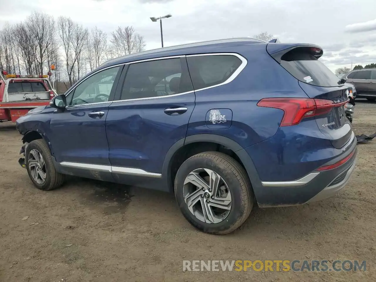 2 Photograph of a damaged car 5NMS3DAJ1MH345249 HYUNDAI SANTA FE 2021