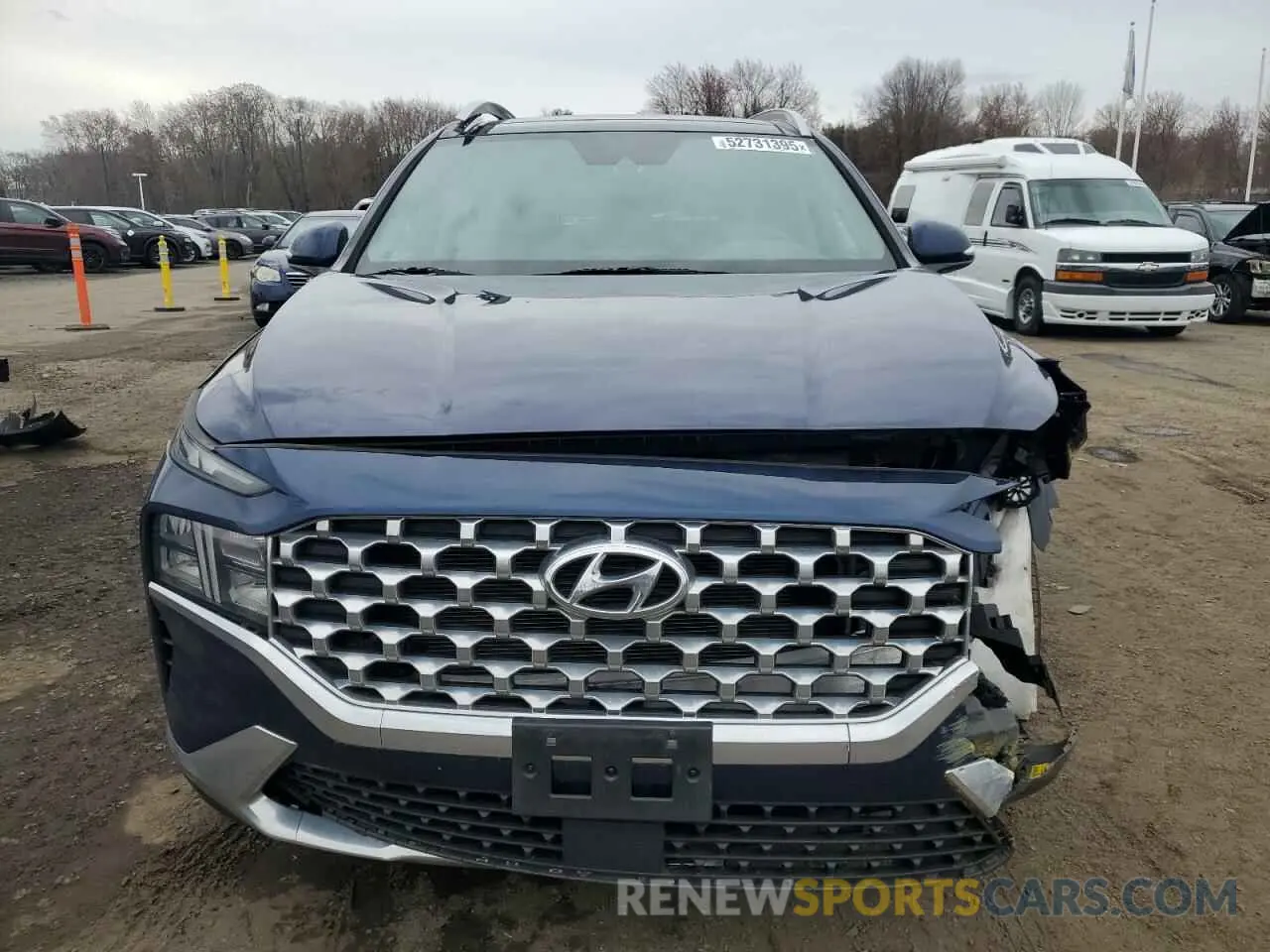 5 Photograph of a damaged car 5NMS3DAJ1MH345249 HYUNDAI SANTA FE 2021