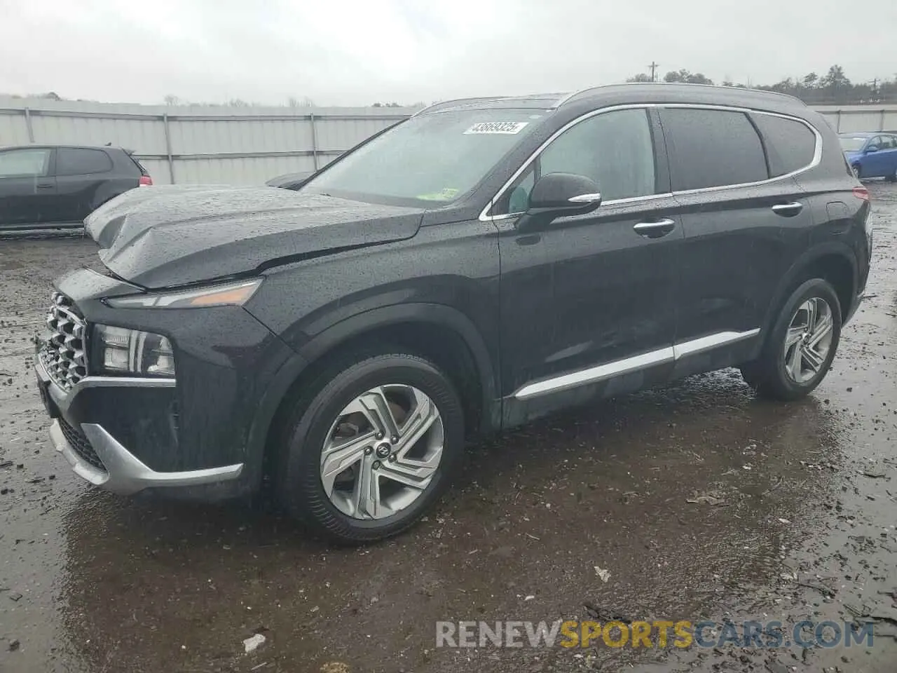 1 Photograph of a damaged car 5NMS3DAJ4MH322807 HYUNDAI SANTA FE 2021