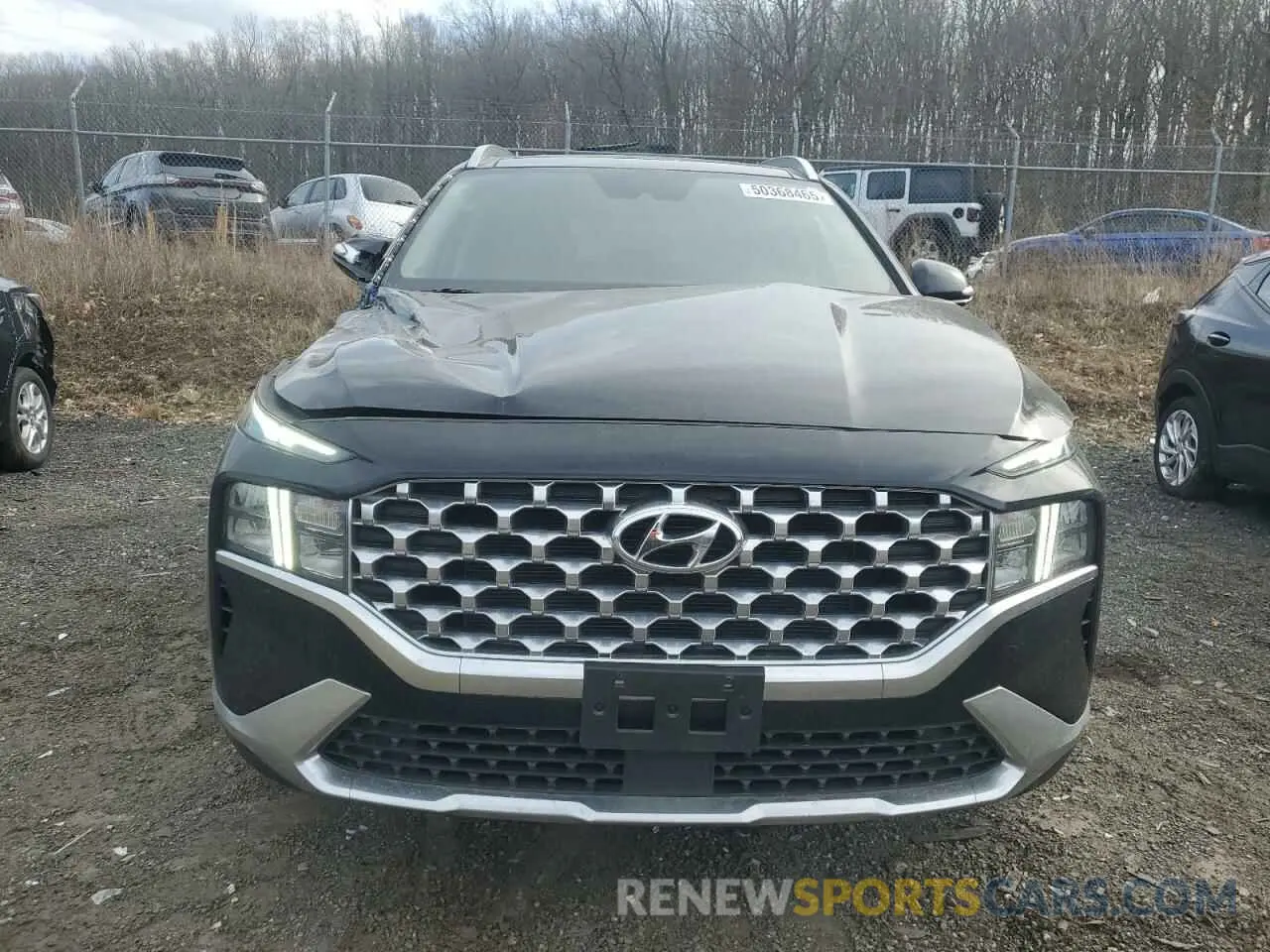5 Photograph of a damaged car 5NMS3DAJ6MH312621 HYUNDAI SANTA FE 2021