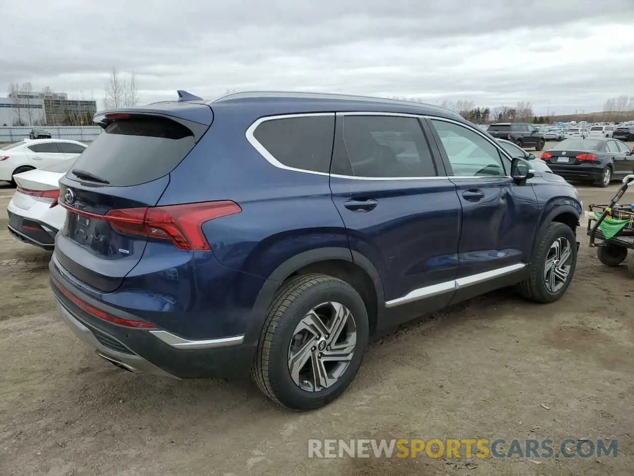 3 Photograph of a damaged car 5NMS3DAJ6MH315163 HYUNDAI SANTA FE 2021