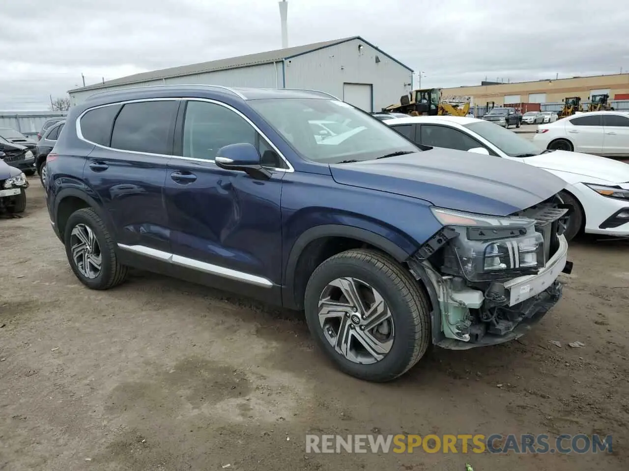 4 Photograph of a damaged car 5NMS3DAJ6MH315163 HYUNDAI SANTA FE 2021