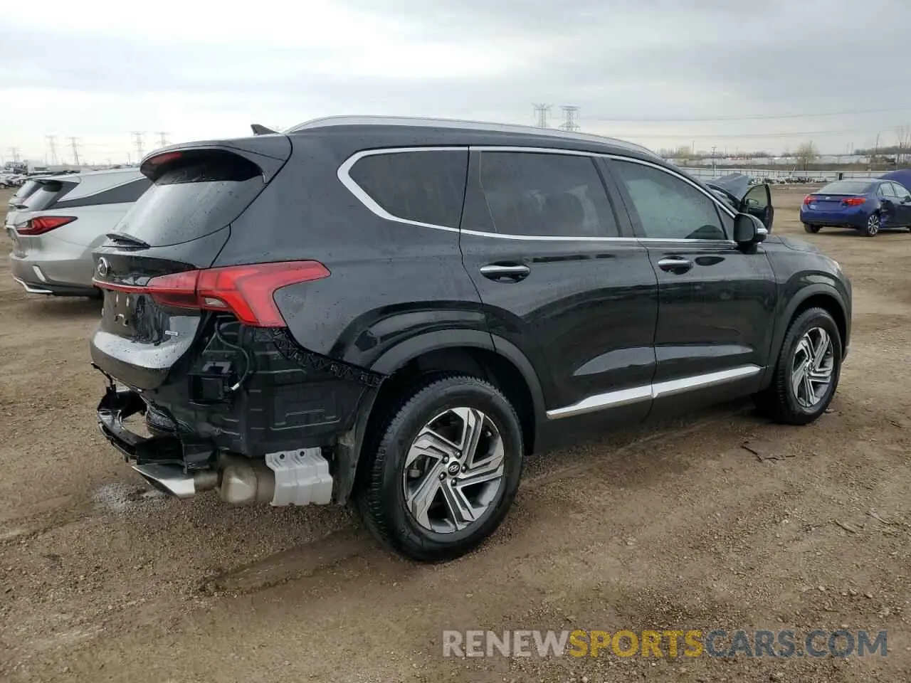 3 Photograph of a damaged car 5NMS3DAJ8MH324673 HYUNDAI SANTA FE 2021