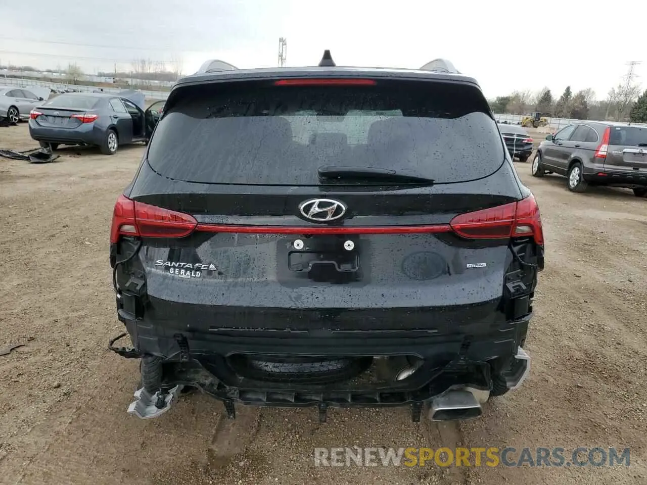 6 Photograph of a damaged car 5NMS3DAJ8MH324673 HYUNDAI SANTA FE 2021