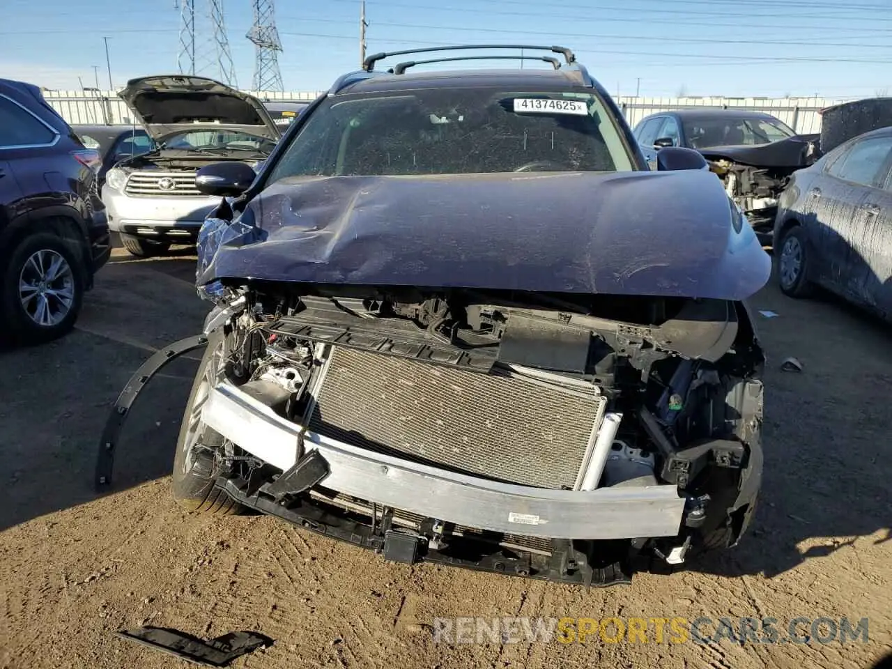 5 Photograph of a damaged car 5NMS3DAJ9MH369640 HYUNDAI SANTA FE 2021
