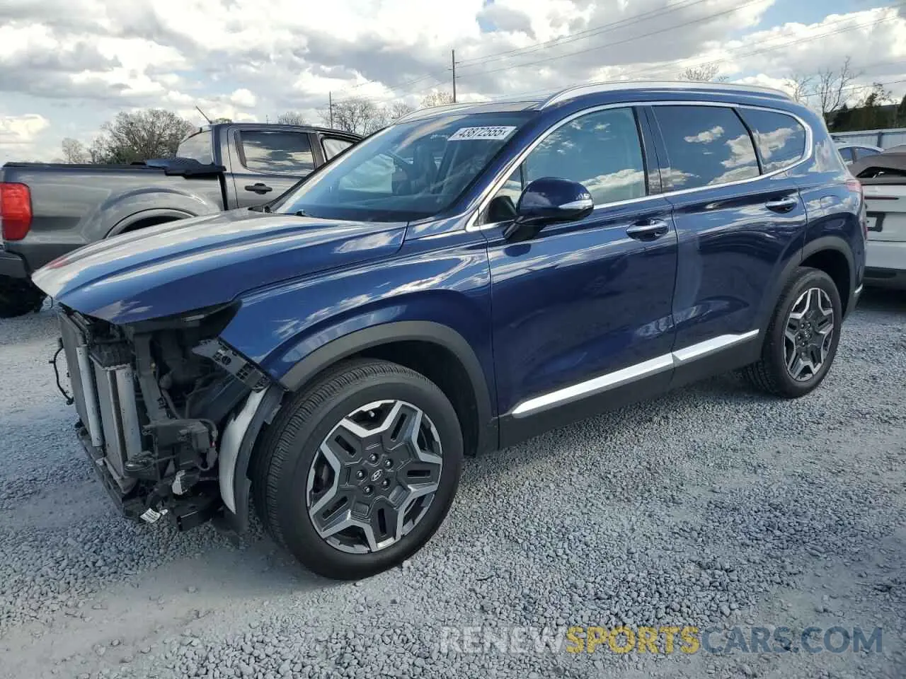 1 Photograph of a damaged car 5NMS44AL0MH315111 HYUNDAI SANTA FE 2021