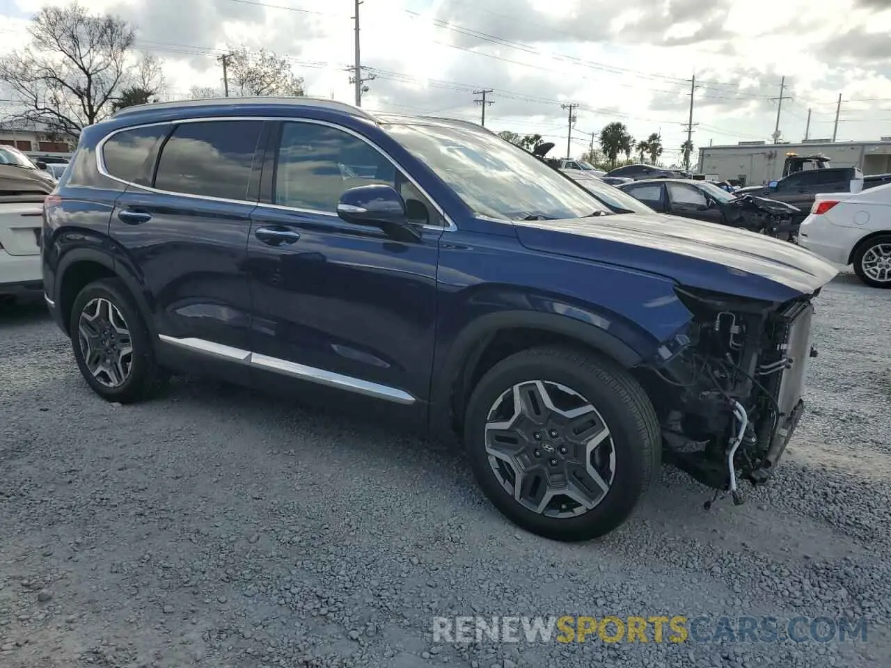4 Photograph of a damaged car 5NMS44AL0MH315111 HYUNDAI SANTA FE 2021