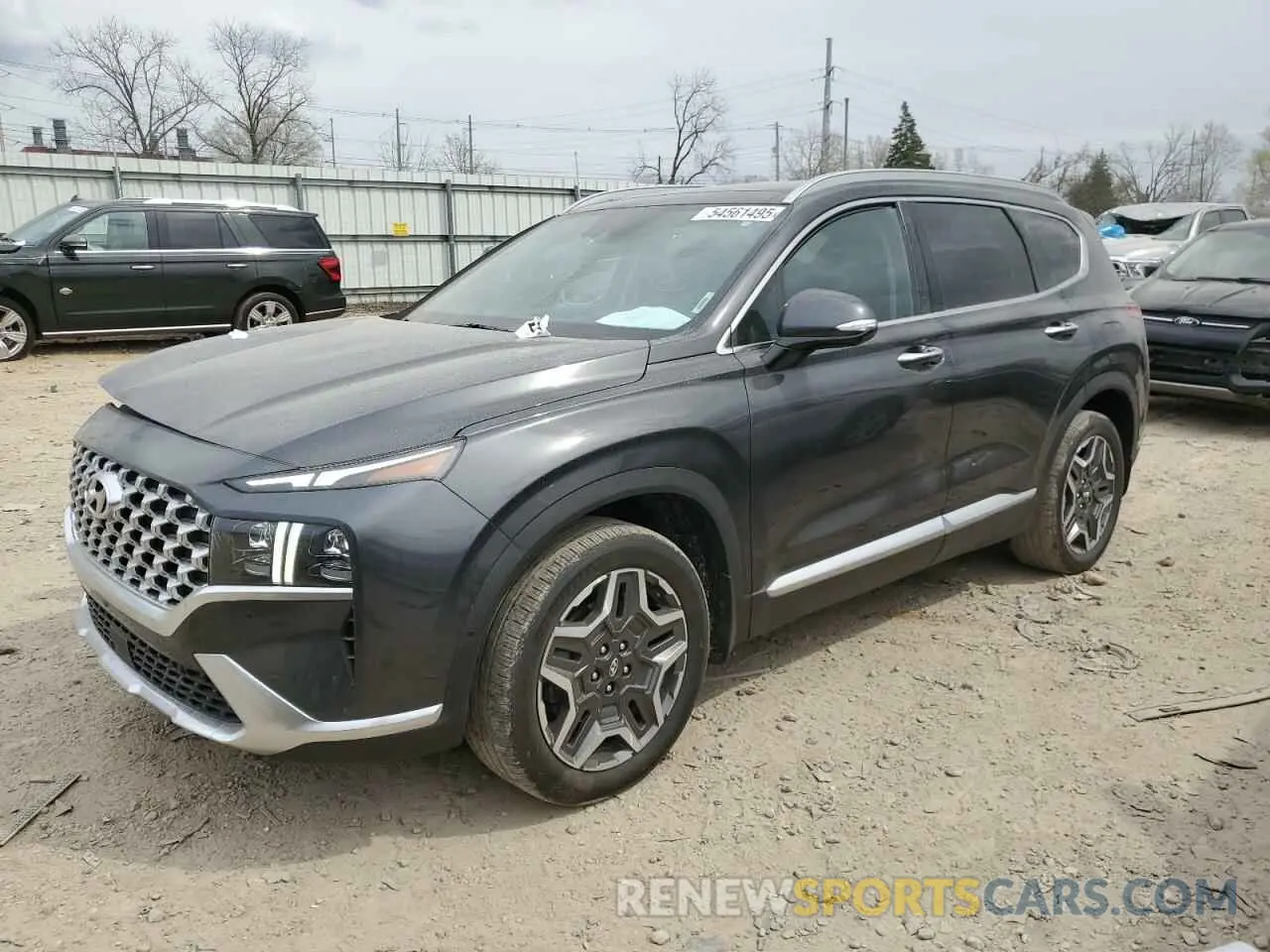 1 Photograph of a damaged car 5NMS44AL2MH335926 HYUNDAI SANTA FE 2021