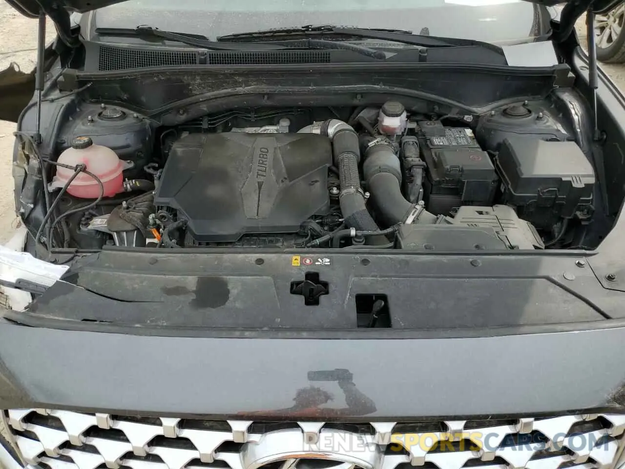 12 Photograph of a damaged car 5NMS44AL2MH335926 HYUNDAI SANTA FE 2021