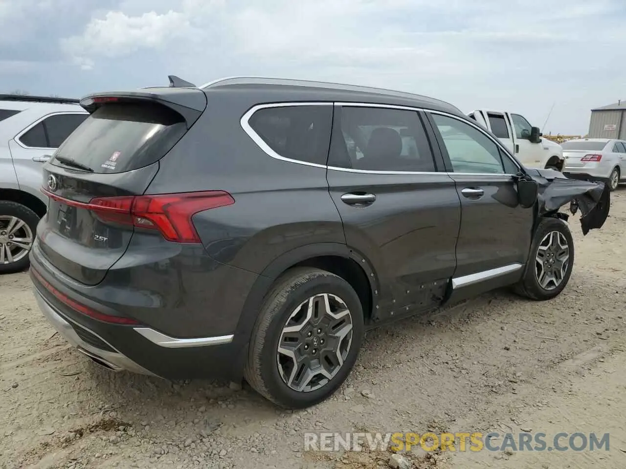 3 Photograph of a damaged car 5NMS44AL2MH335926 HYUNDAI SANTA FE 2021