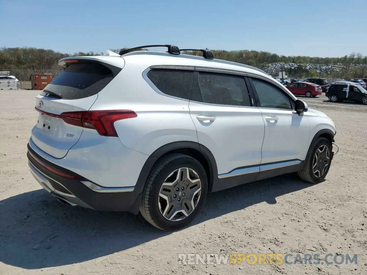 3 Photograph of a damaged car 5NMS44AL2MH362334 HYUNDAI SANTA FE 2021