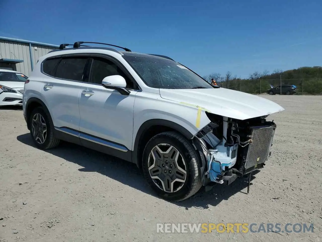 4 Photograph of a damaged car 5NMS44AL2MH362334 HYUNDAI SANTA FE 2021