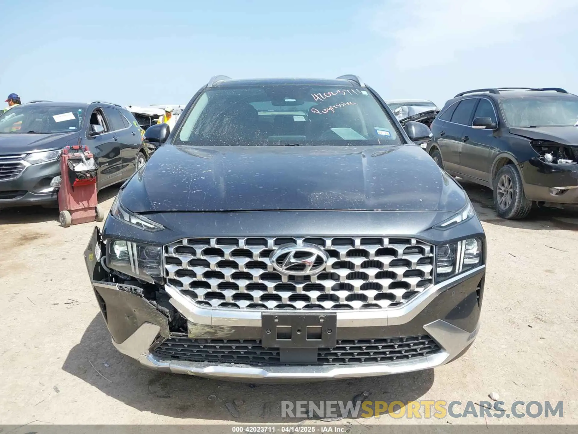 12 Photograph of a damaged car 5NMS44AL4MH328217 HYUNDAI SANTA FE 2021