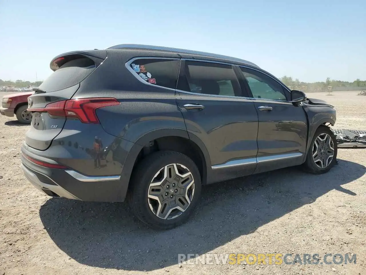 3 Photograph of a damaged car 5NMS44AL6MH315212 HYUNDAI SANTA FE 2021