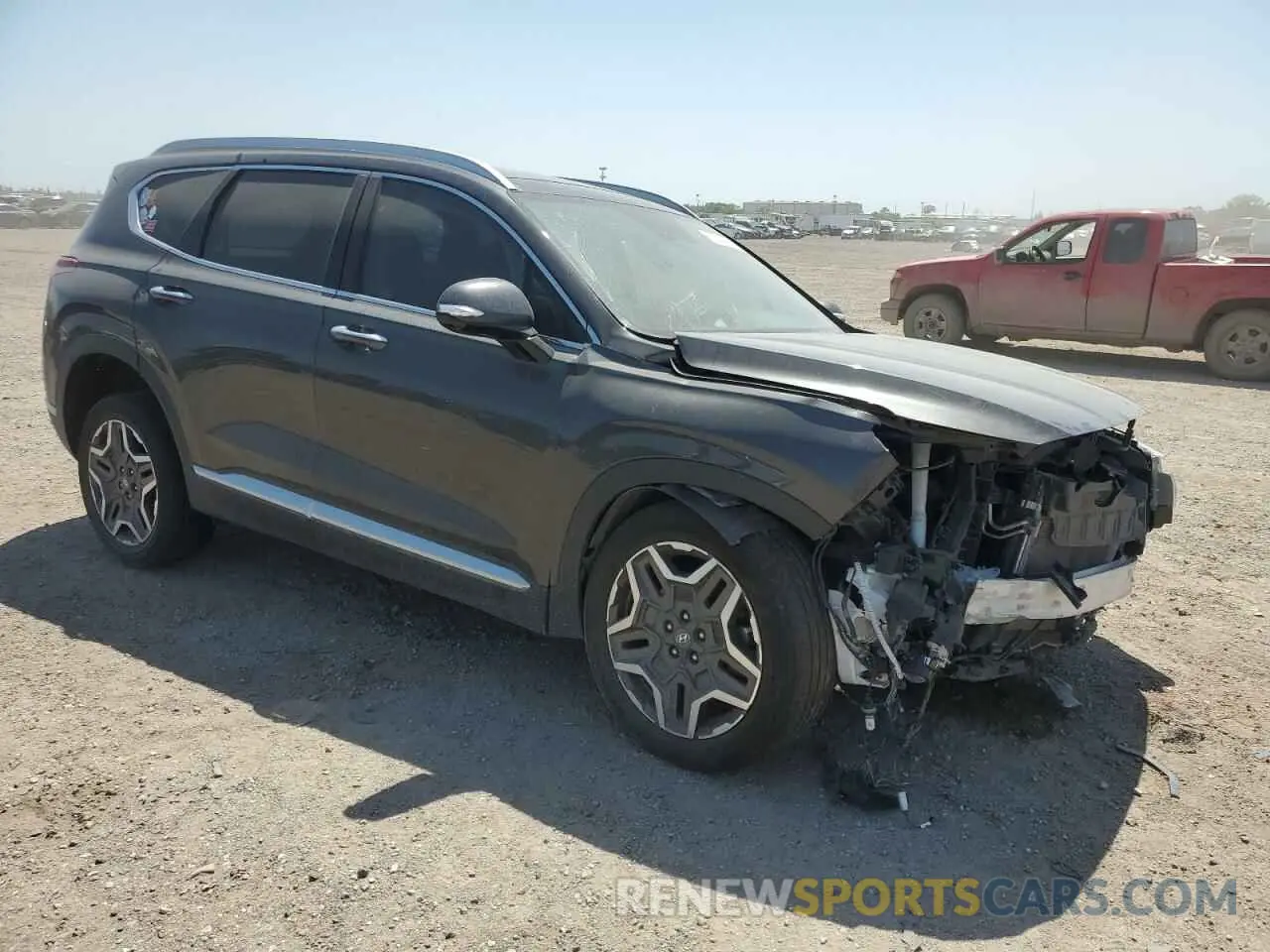 4 Photograph of a damaged car 5NMS44AL6MH315212 HYUNDAI SANTA FE 2021