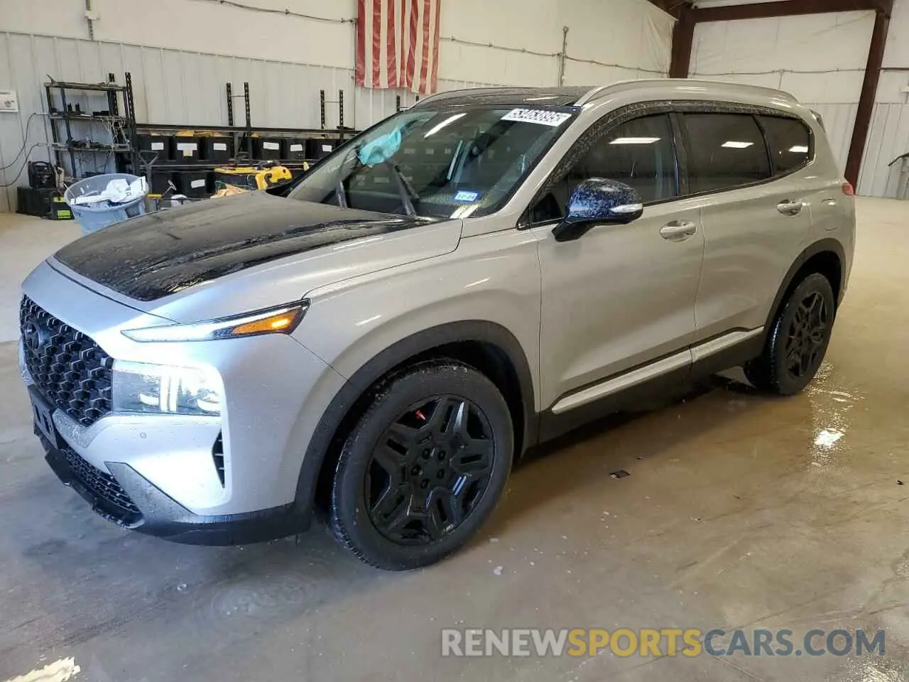 1 Photograph of a damaged car 5NMS44AL6MH334925 HYUNDAI SANTA FE 2021