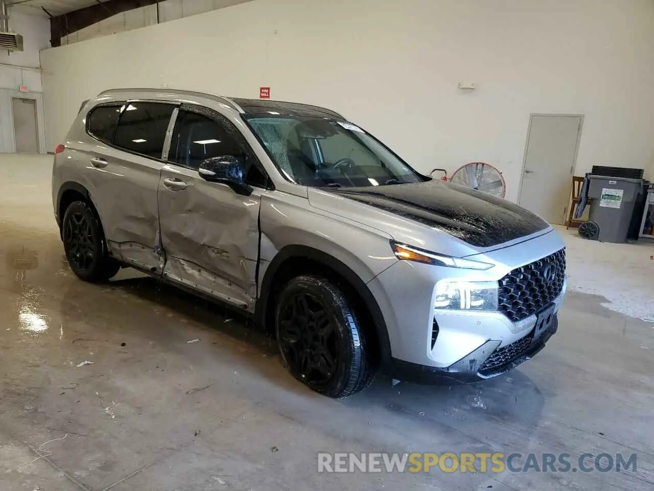 4 Photograph of a damaged car 5NMS44AL6MH334925 HYUNDAI SANTA FE 2021