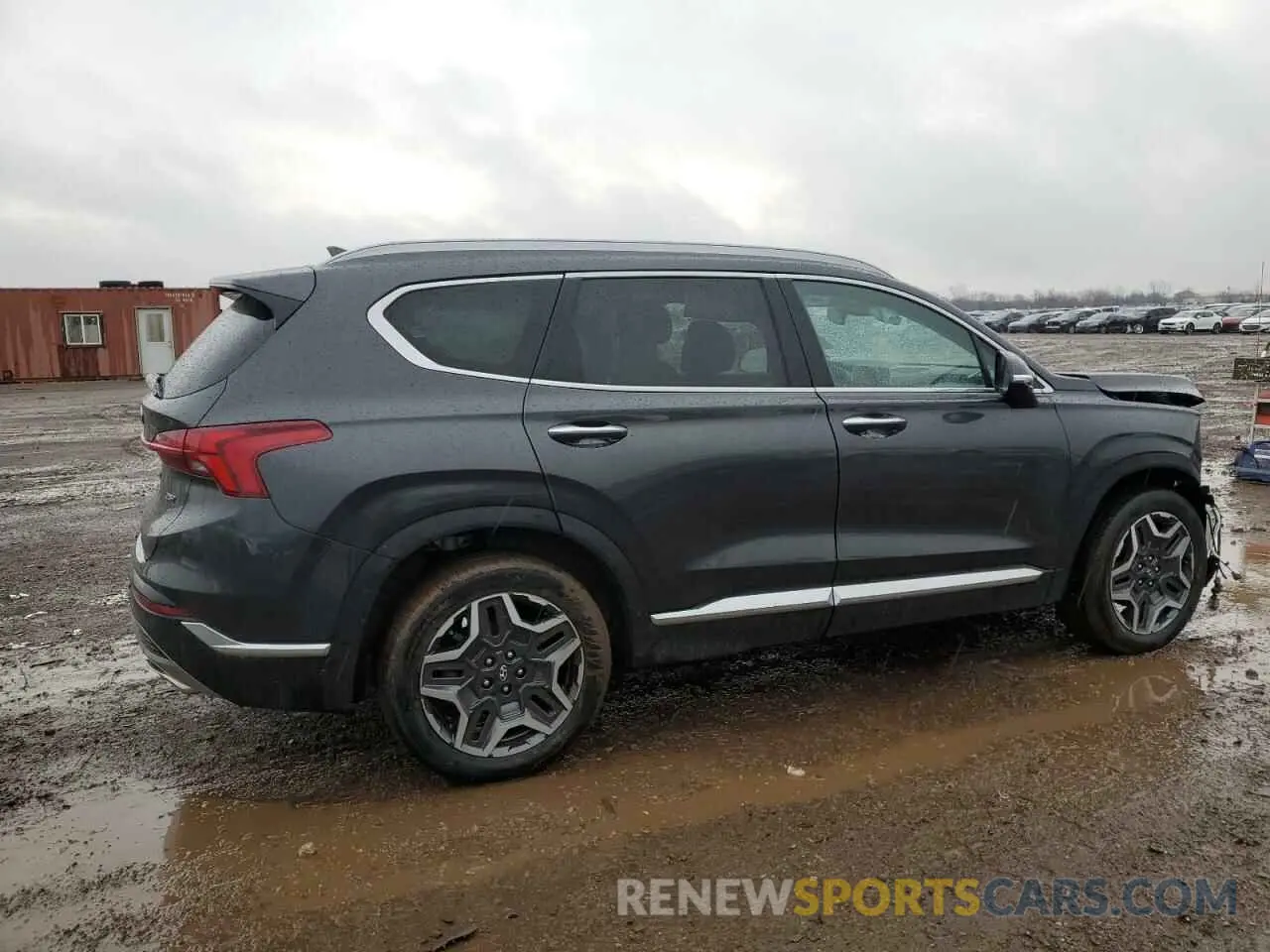 3 Photograph of a damaged car 5NMS44AL6MH335928 HYUNDAI SANTA FE 2021