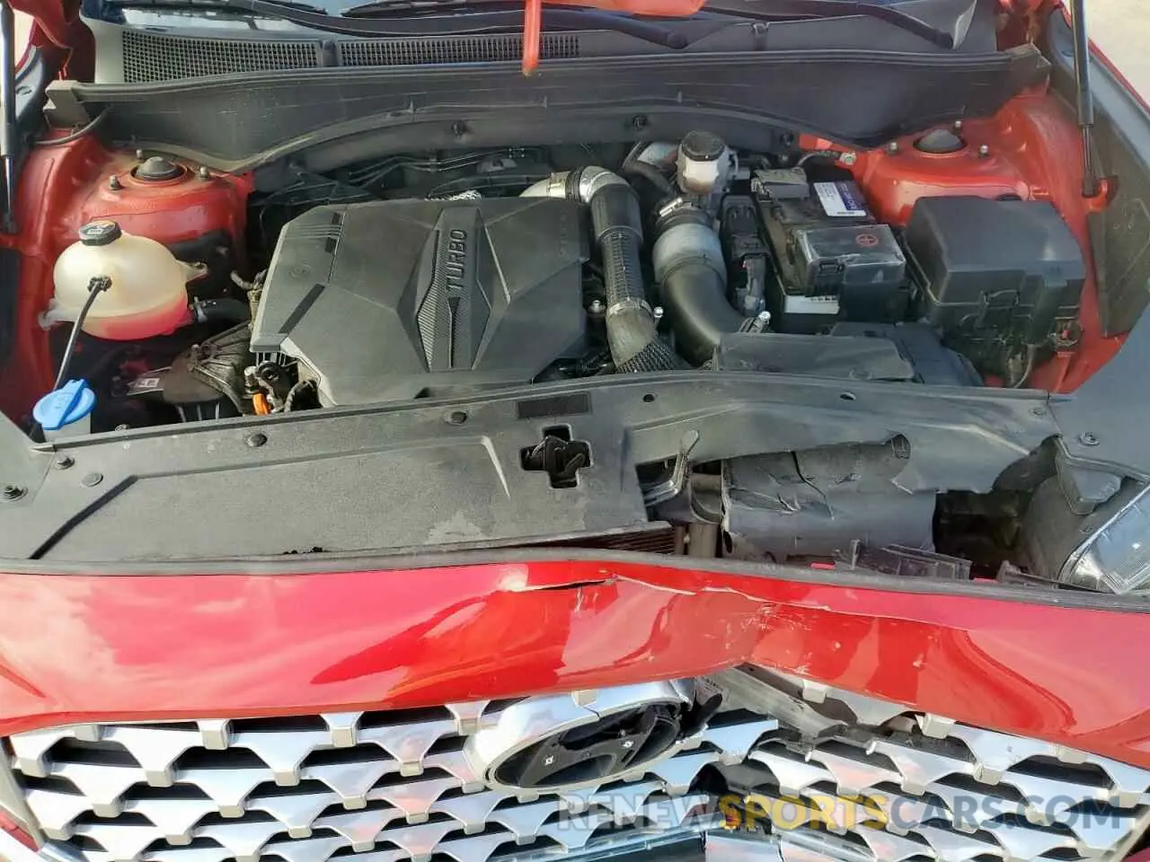 12 Photograph of a damaged car 5NMS44AL6MH336531 HYUNDAI SANTA FE 2021